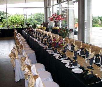 Wedding table setting