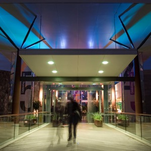 Visitor Centre by night