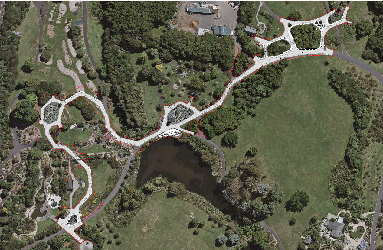 Garden development under way image