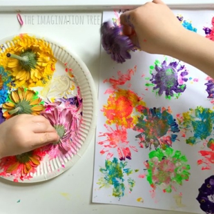 Flower Print Art image